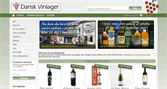 Desktop Screenshot of dansk-vinlager.dk